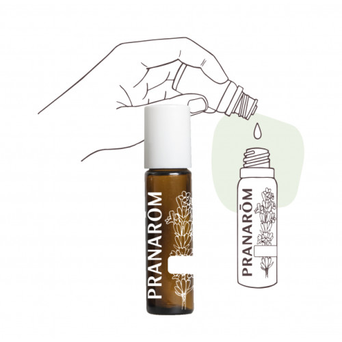 Flacon Roller en verre avec bille 10 ml