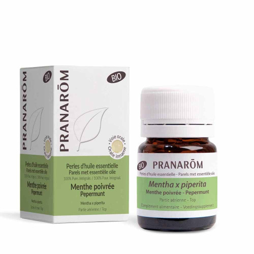 Perles d'Huile Essentielle Menthe Poivrée Bio 100 mg