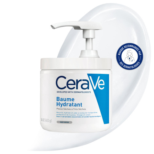 CeraVe Baume Hydratant 454g - Hydratation Intense Parapharmacie
