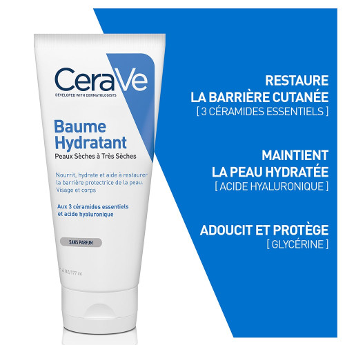 CeraVe Baume Hydratant 177mL - Nourrit et Hydrate Intensément