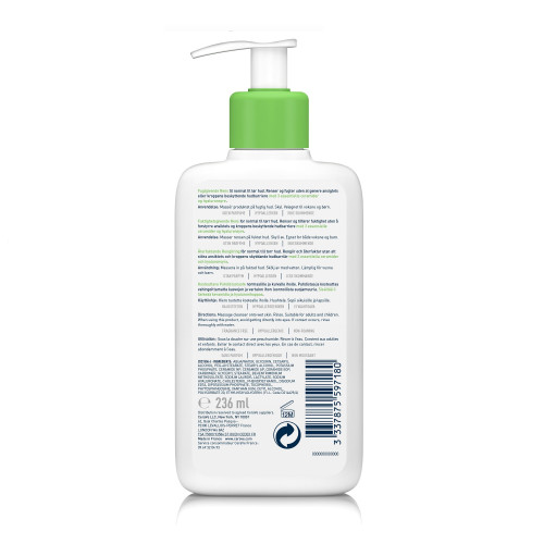 CeraVe Crème Lavante Hydratante 236ml - Nettoie et Hydrate