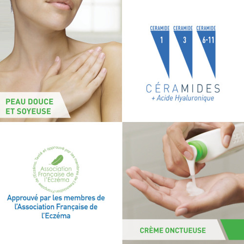 CeraVe Crème Lavante Hydratante 236ml - Nettoie et Hydrate