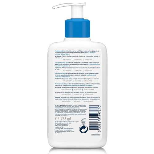 CeraVe Lait Hydratant 236ml - Soin Profond Peau Sèche