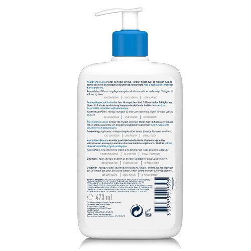 CeraVe Lait Hydratant 473ml - Soin Peau Sèche