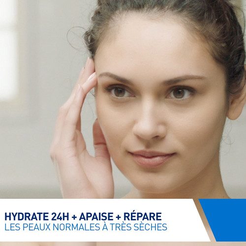 CeraVe Crème Hydratante Visage 52ml - Nourrit et Restaure Peau Sèche