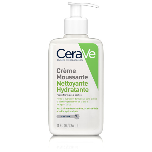 CeraVe Crème Moussante Hydratante 236ml - Nettoyage Doux