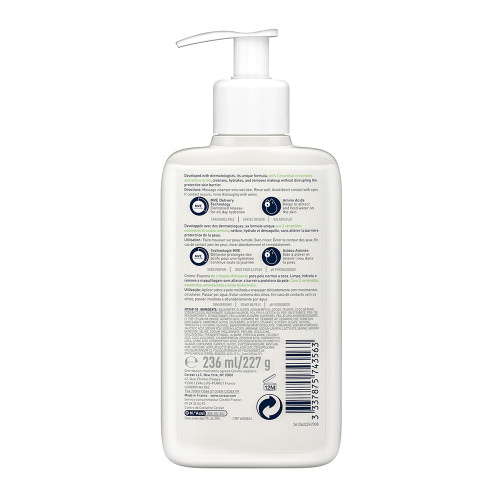 CeraVe Crème Moussante Hydratante 236ml - Nettoyage Doux