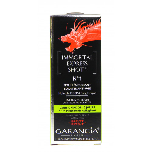 GARANCIA Immortal Express Shot 15mL - Peau Revitalisée en 15 Jours