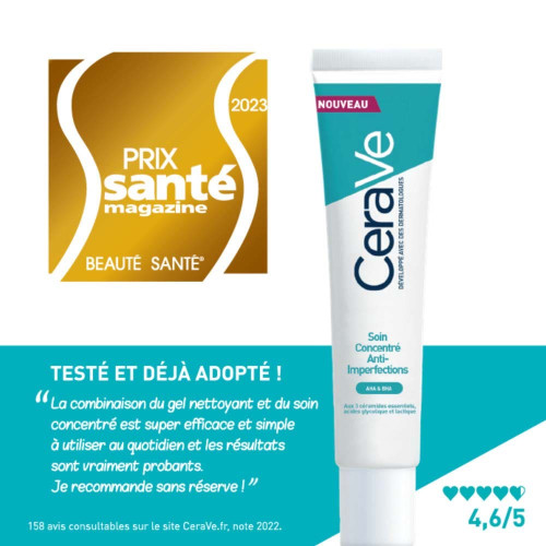 CeraVe Anti-Imperfections 40ml - Réduit Boutons et Resserre Pores