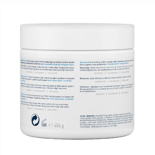 CeraVe Baume Hydratant 454g - Hydratation Intense
