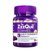 ZzzQuil Sommeil 30 Gommes - Aide à Dormir Rapidement