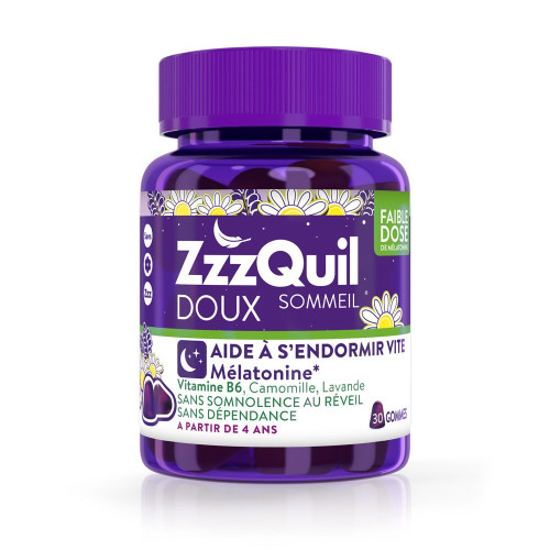 ZzzQuil Sommeil Arôme Fruits des Bois - Faible Dose 30 gummies