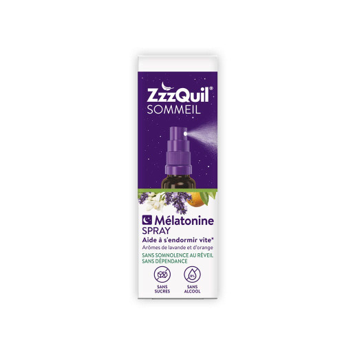 Sommeil Spray mélatonine 30 ml