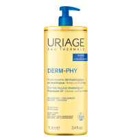 URIAGE Huile Lavante 1L - Nettoie, Hydrate, Protège Peaux Sensibles