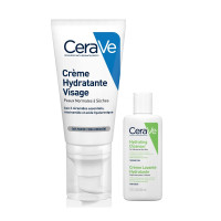 Crème Hydratante Visage 52 ml + Crème lavante 20 ml offerte pour les peaux normales à sèches