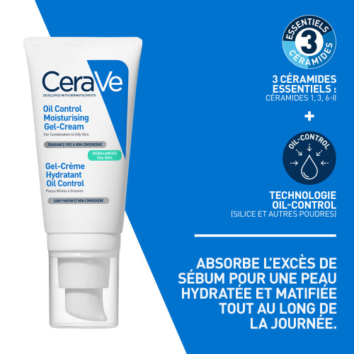 Gel Crème Hydratant Oil Control 52 ml