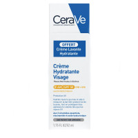 Crème hydratante visage SPF 50 pour les peaux normales à sèches + Crème Lavante 20 mL Offerte