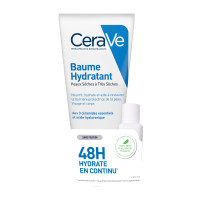 Cerave Body Baume Hydratant visage et corps pour les peaux sèches à très sèches 177 ml + Mini Crème Lavante offerte