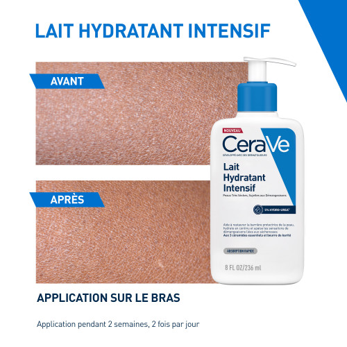CeraVe Lait Hydratant Intensif 236ml Peau Sèche Apaisée Pharma360