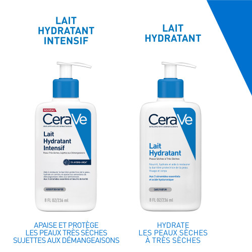 CeraVe Lait Hydratant Intensif 236ml Peau Sèche Apaisée Pharma360