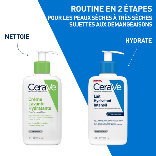 CeraVe Lait Hydratant Intensif 236ml Peau Sèche Apaisée Pharma360