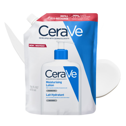 CeraVe Lait Hydratant Eco Recharge 473ml Peau Douce et Protégée