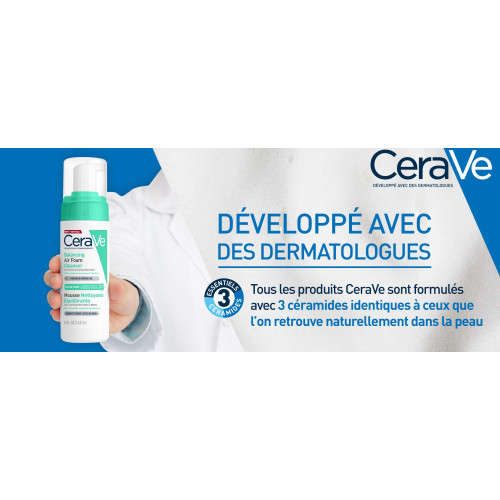 CeraVe Mousse Nettoyante Équilibrante 148 ml Peau Éclatante Pharma360