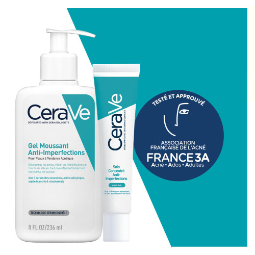 CeraVe Gel Moussant Anti-Imperfections 236 ml Peau Purifiée Pharma360