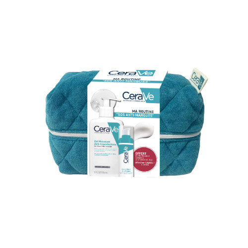 CeraVe Gel Moussant 236ml Sérum Rétinol 30ml Anti-Imperfections Peau Unie