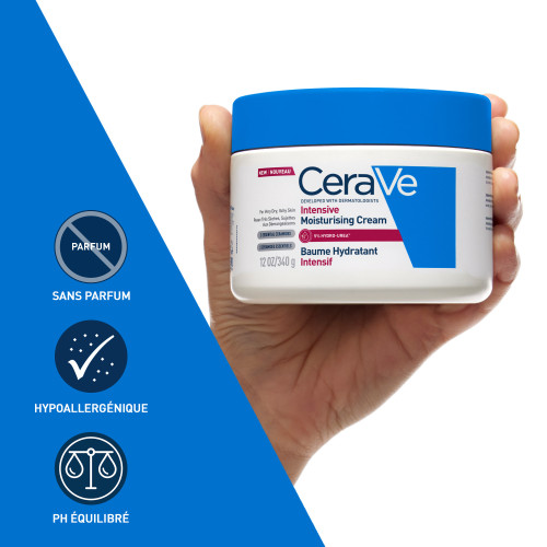 CeraVe Baume Hydratant Intensif 340g Peaux Très Sèches 72h Pharma360