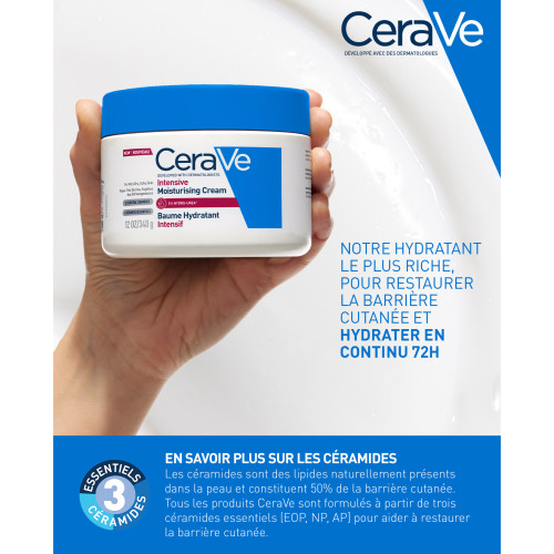 CeraVe Baume Hydratant Intensif 340g Peaux Très Sèches 72h Pharma360