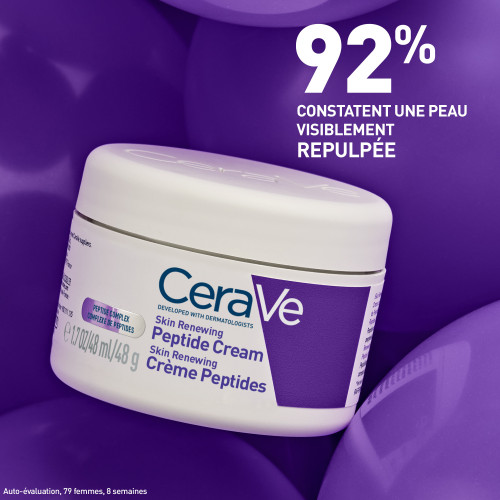 CeraVe Skin Renewing Crème Peptides 48g Anti-âge Hydratation Pharma360