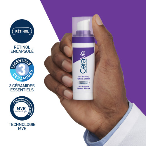 CeraVe Skin Renewing Sérum Rétinol 30 ml Anti-âge Hydratant Pharma360