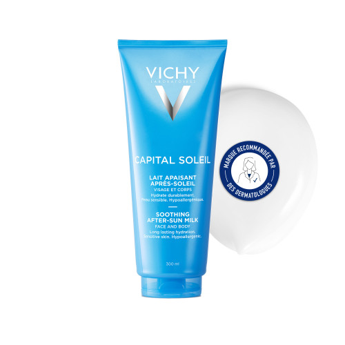 VICHY CAPITAL SOLEIL Soin Lacté 300mL - Hydratant Après Soleil