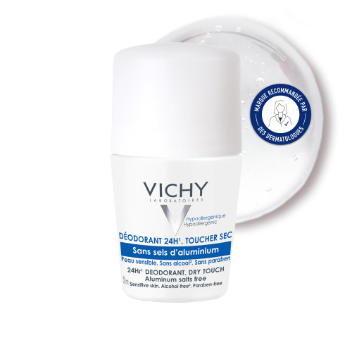 VICHY Déodorant Bille 24H 50mL - Efficacité sans sels d'aluminium