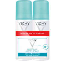 VICHY Déodorant Anti-transpirant 48H 2x125mL - Efficacité Intense