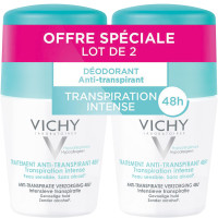 VICHY Déodorant Anti-transpirant 48H 2x50mL - Efficacité Longue Durée