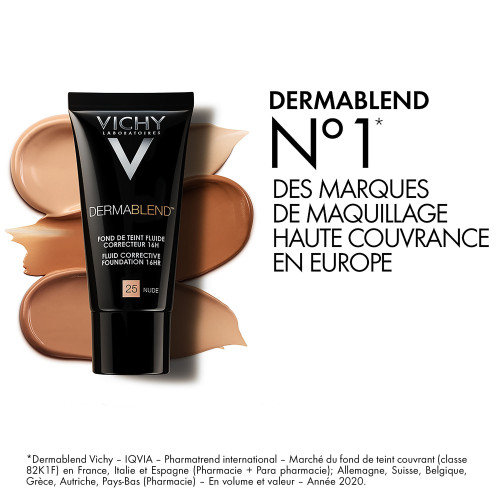 VICHY DERMABLEND Fond Teint Correcteur 30mL Bronze - Correction 16H