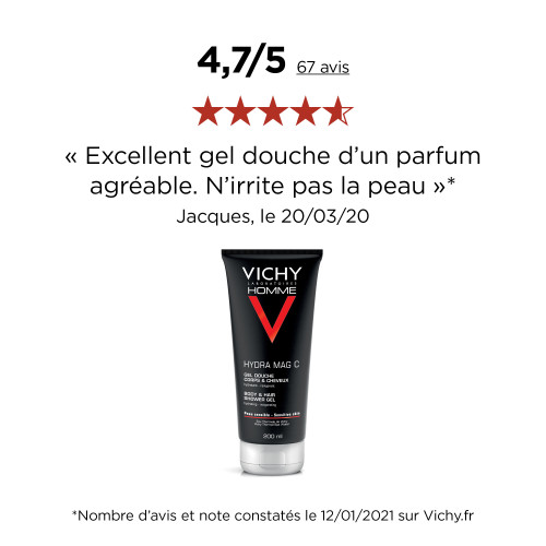VICHY Hydra Mag C Gel Douche 200ml - Revitalisant et Hydratant