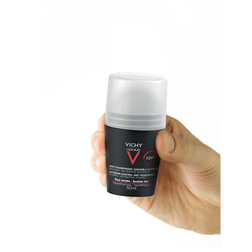 VICHY Homme Déodorant Extrême 50mL - Contrôle 72H Parapharmacie