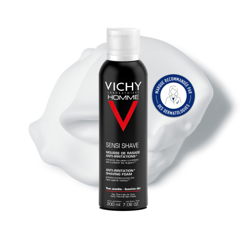 VICHY Homme Mousse à Raser 200mL - Anti-irritations