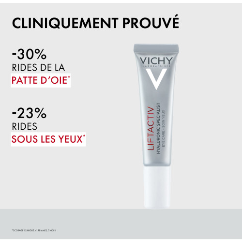 VICHY Liftactiv Yeux 15mL - Soin Correcteur Intégral
