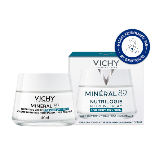 VICHY Nutrilogie 2 Peaux Très Sèches 50mL - Nourrit Efficacement