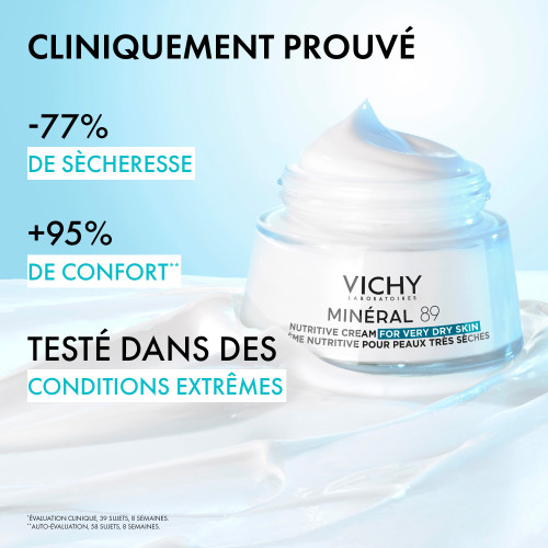 VICHY Nutrilogie 2 Peaux Très Sèches 50mL - Nourrit Efficacement