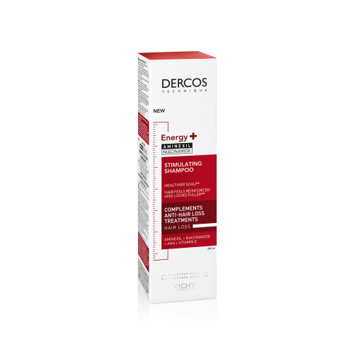 VICHY DERCOS Shampooing Energisant 2x200mL - Anti-Chute Aminexil