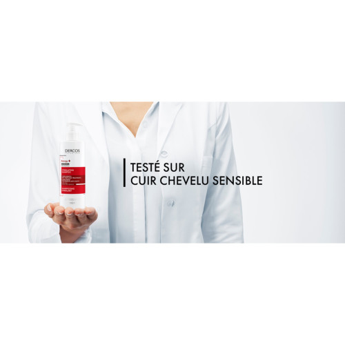 VICHY DERCOS Shampooing Energisant 2x200mL - Anti-Chute Aminexil