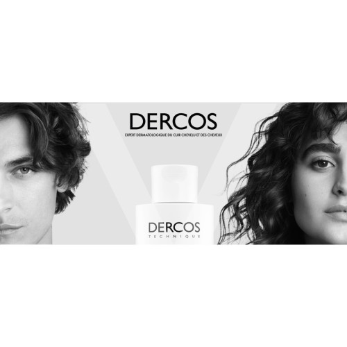 VICHY DERCOS Shampooing Energisant 2x200mL - Anti-Chute Aminexil