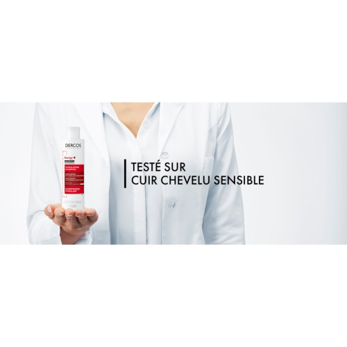 VICHY DERCOS Shampooing Energisant 2x200mL - Anti-Chute Aminexil