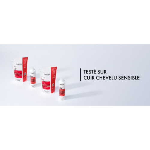 VICHY DERCOS Shampooing Energisant 2x200mL - Anti-Chute Aminexil