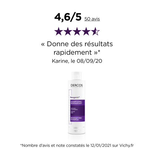 VICHY DERCOS Neogenic 200mL - Redensifie et renforce vos cheveux